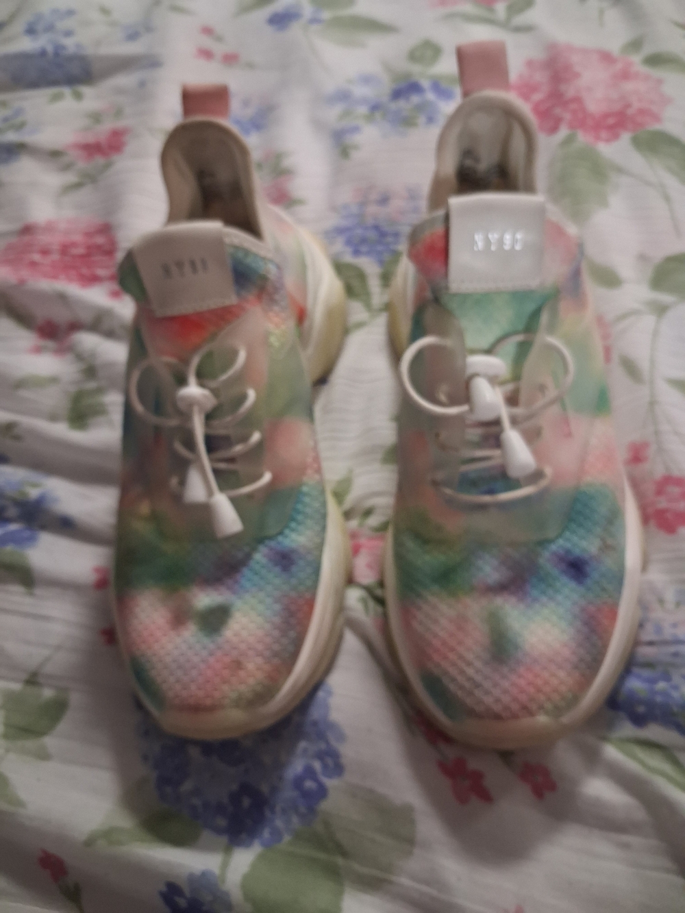 Steve Madden Multicolor Tie-Dye Knit Sneakers